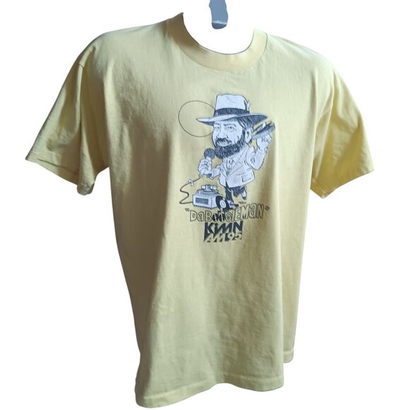 XL Vtg T-shirt Single Stitch Denver "Da Boogieman" Mickey Froid DJ KIMN AM95 - Picture 1 of 7
